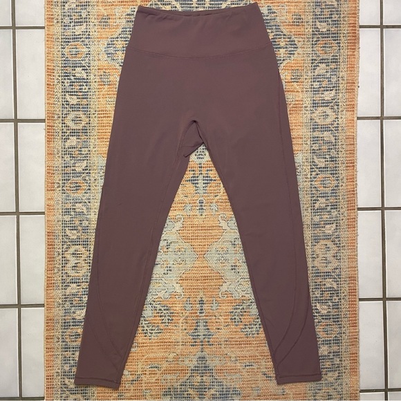 Alphalete 7/8 Full Length Leggings Purple High Rise Small - Picture 3 of 7